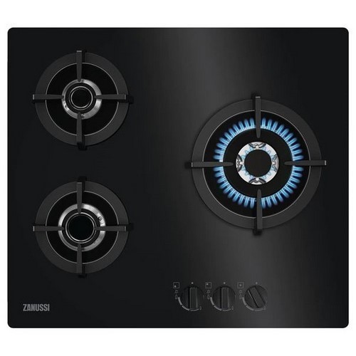 PLACA ZANUSSI ZGO68332BA 3F CRISTAL GAS NEGRA
